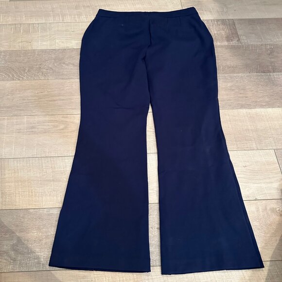 ELOQUII WOMENS NAVY BLUE DRESS PANTS NEW SIZE 16 - Picture 9 of 9